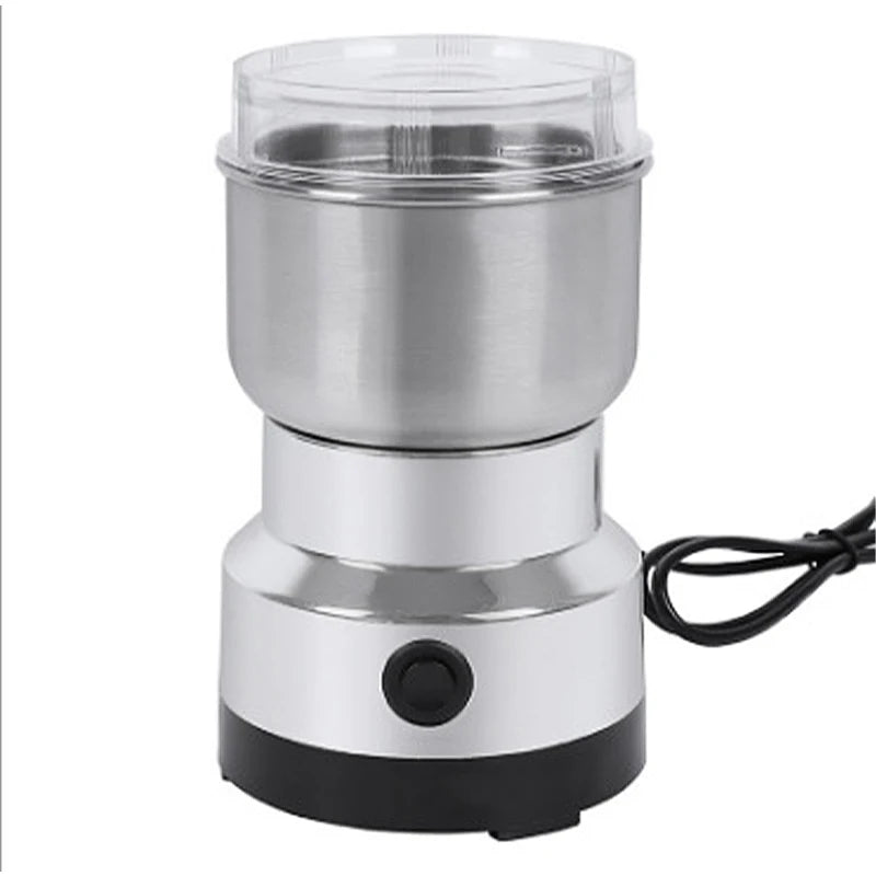 Mini moulin électrique 300 ml pour la maison – Broyeur ultrafin pour aliments pour bébé, moulin à café, broyeur d’épices et de poivre, moulin à grains avec 2/4 lames.