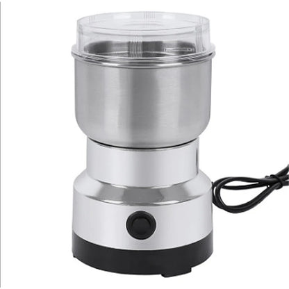 Mini moulin électrique 300 ml pour la maison – Broyeur ultrafin pour aliments pour bébé, moulin à café, broyeur d’épices et de poivre, moulin à grains avec 2/4 lames.